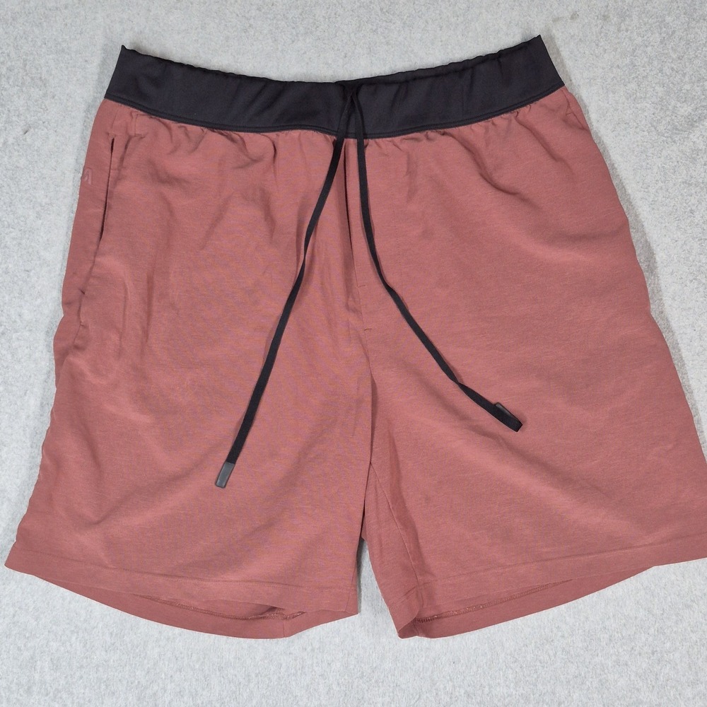 VRST Men Activewear Shorts M Rust Logo Stretch READ